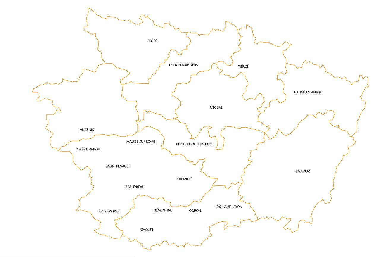 Carte Maine-et-Loire